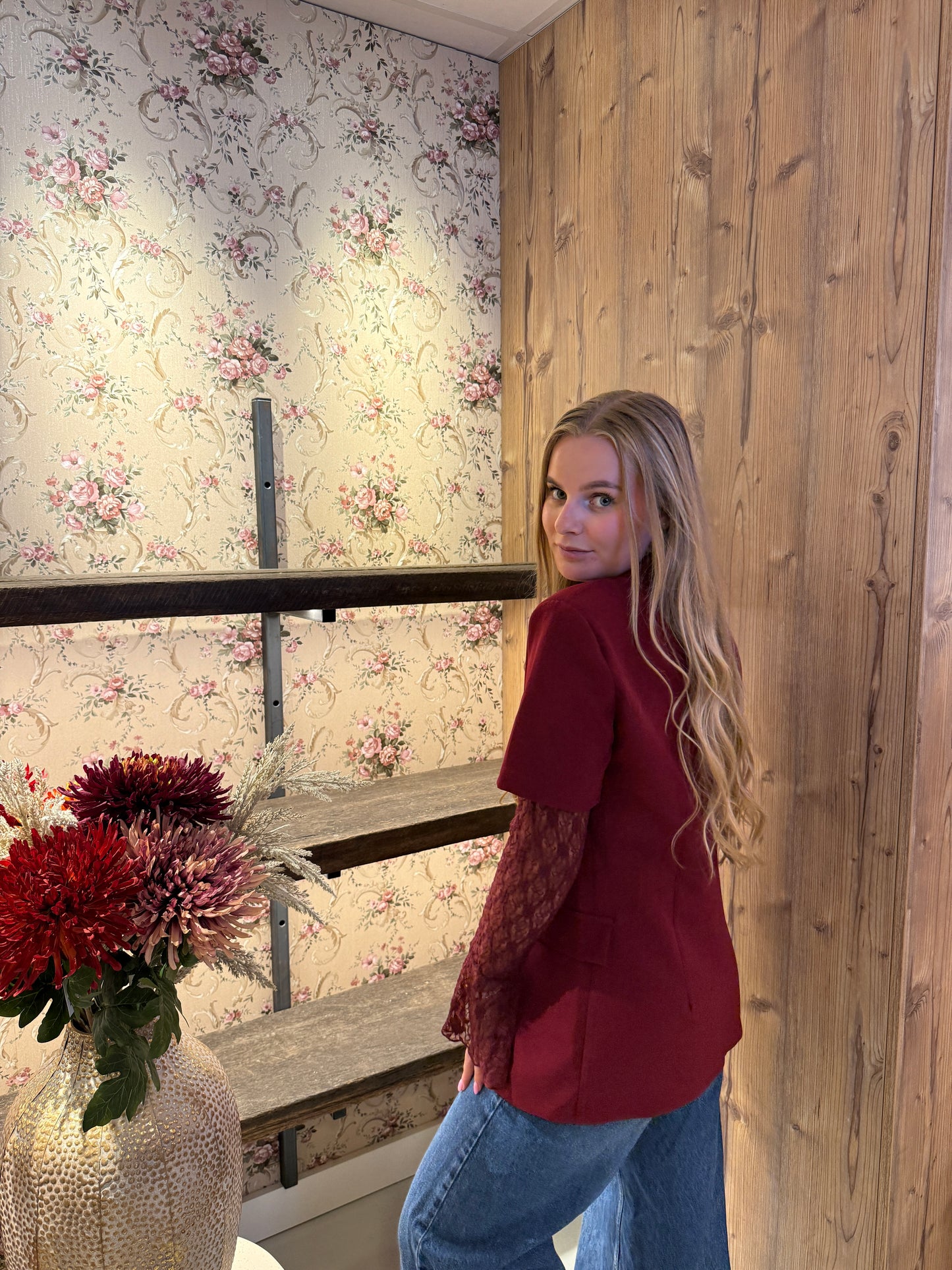 fay blazer bordeaux