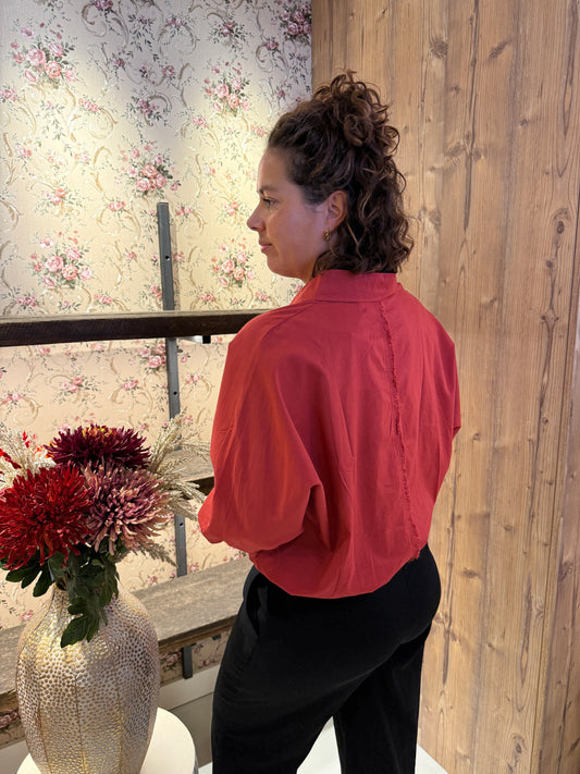 Sara blouse rood