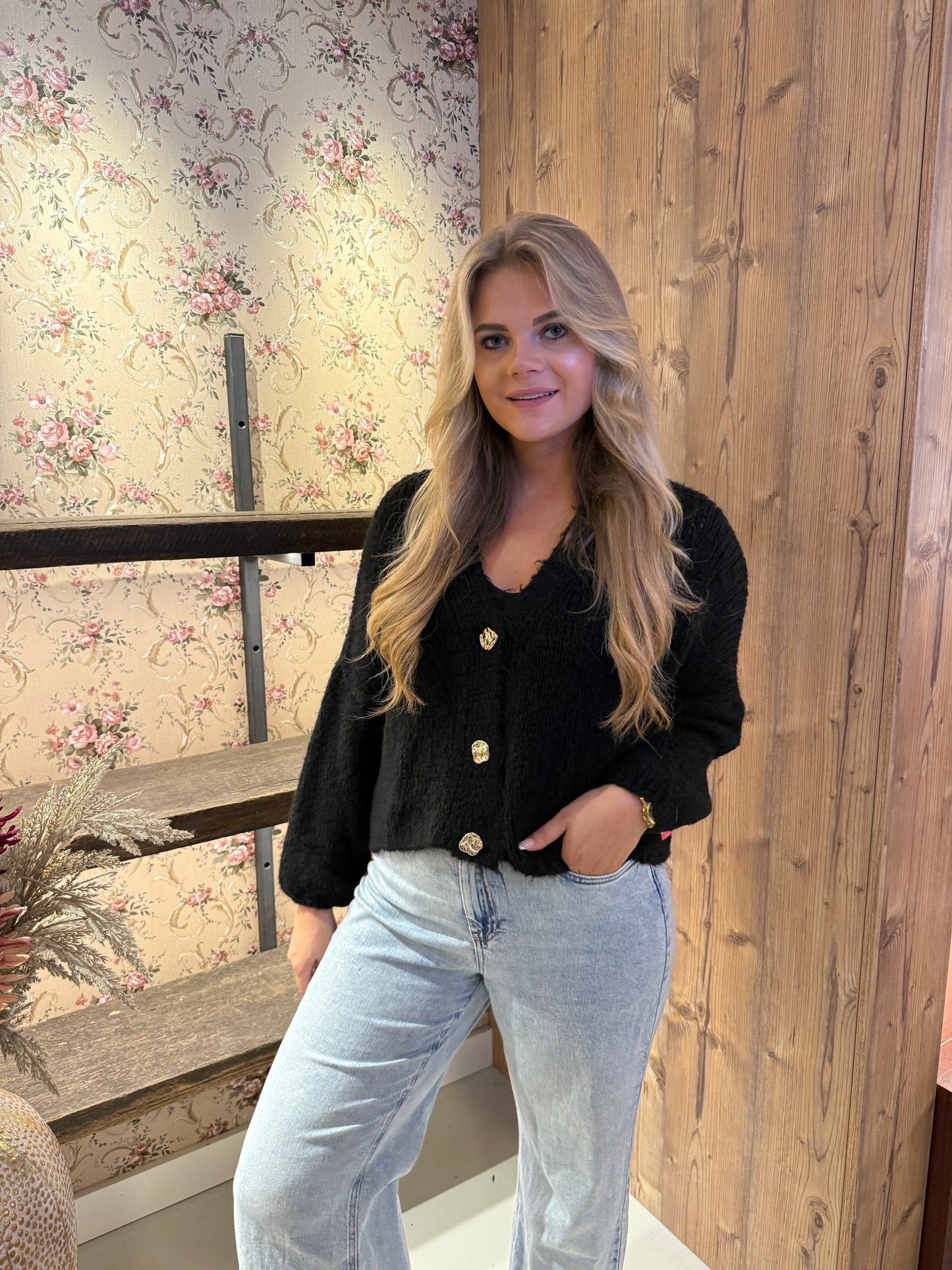 Yara vest zwart