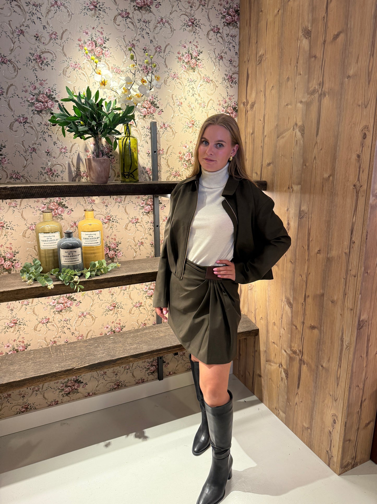 Evi bomber groen