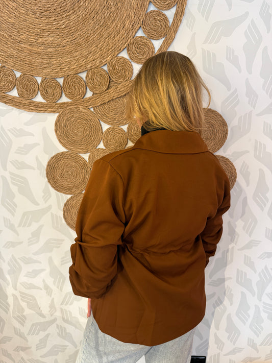 Bella blazer smok Camel