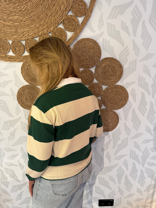 GG Polo stripe Groen
