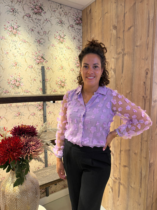 Fien blouse lila