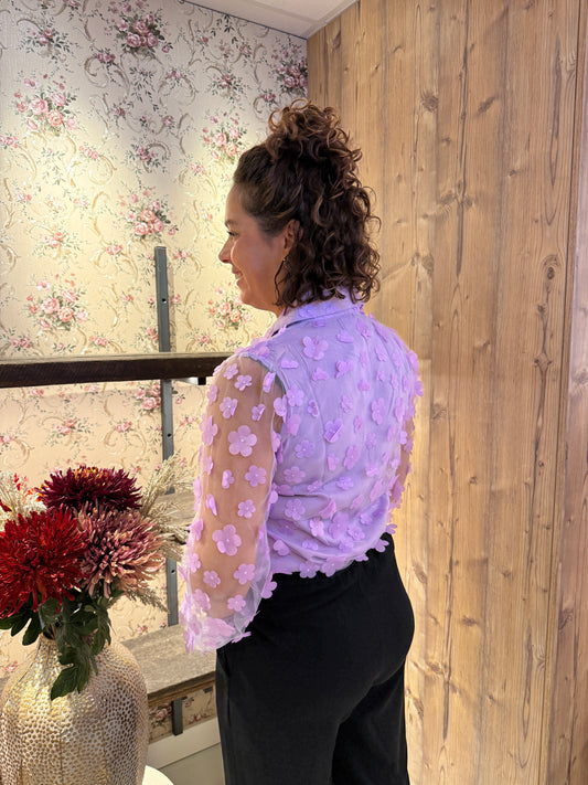 Fien blouse lila