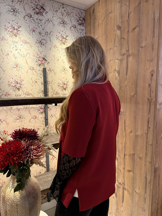 Veerle blazer rood