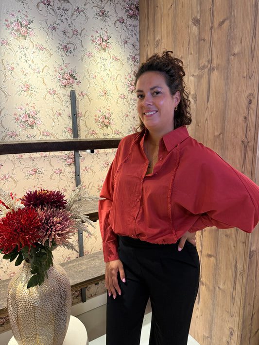 Sara blouse rood