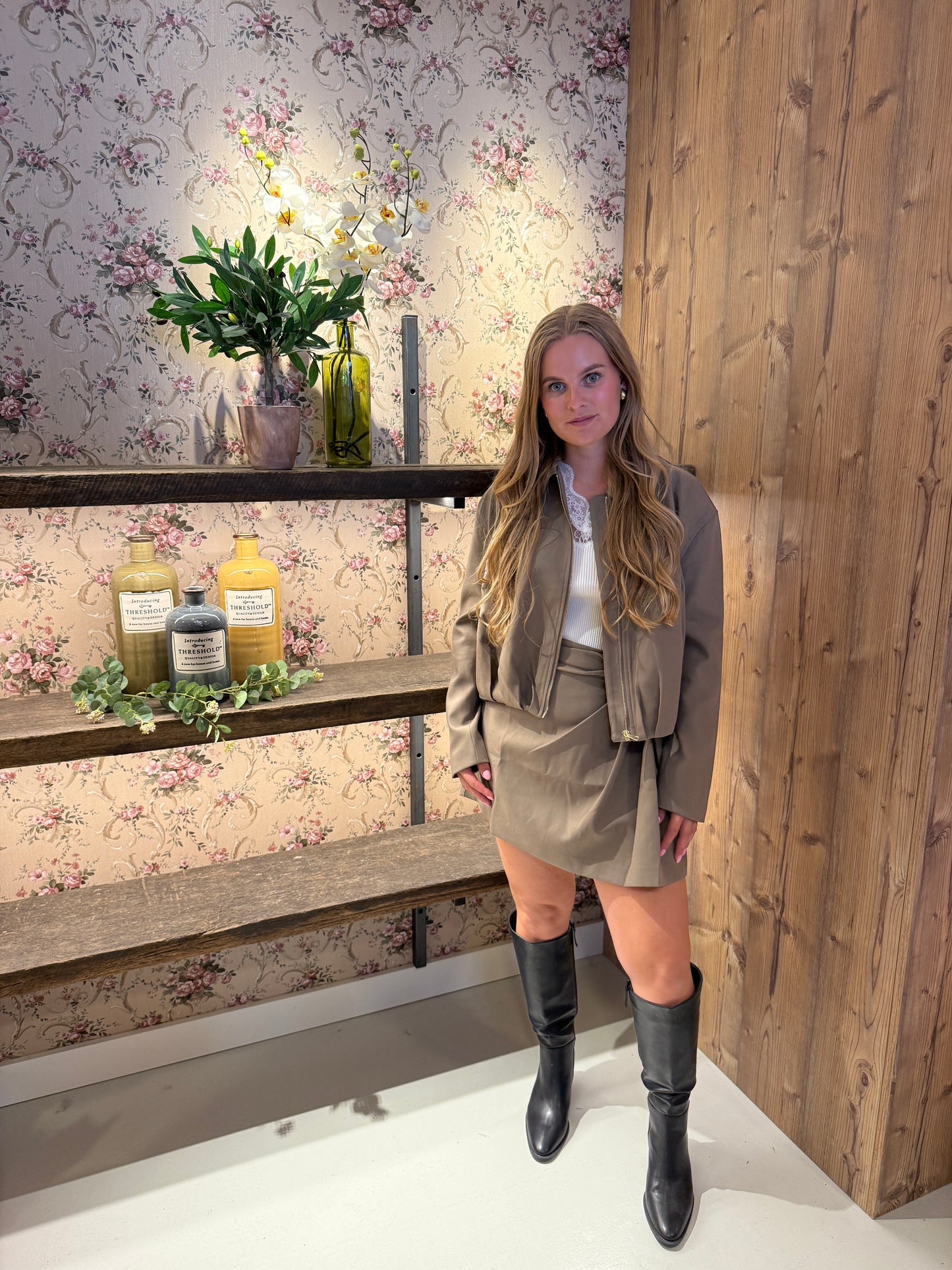 Evi rok Taupe