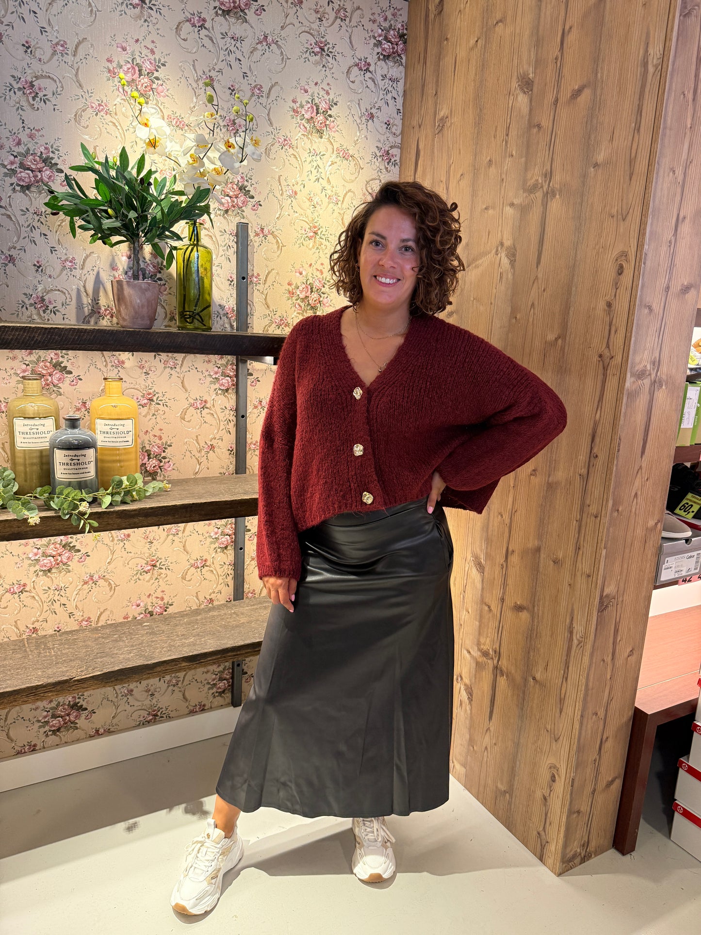 Yara vest bordeaux