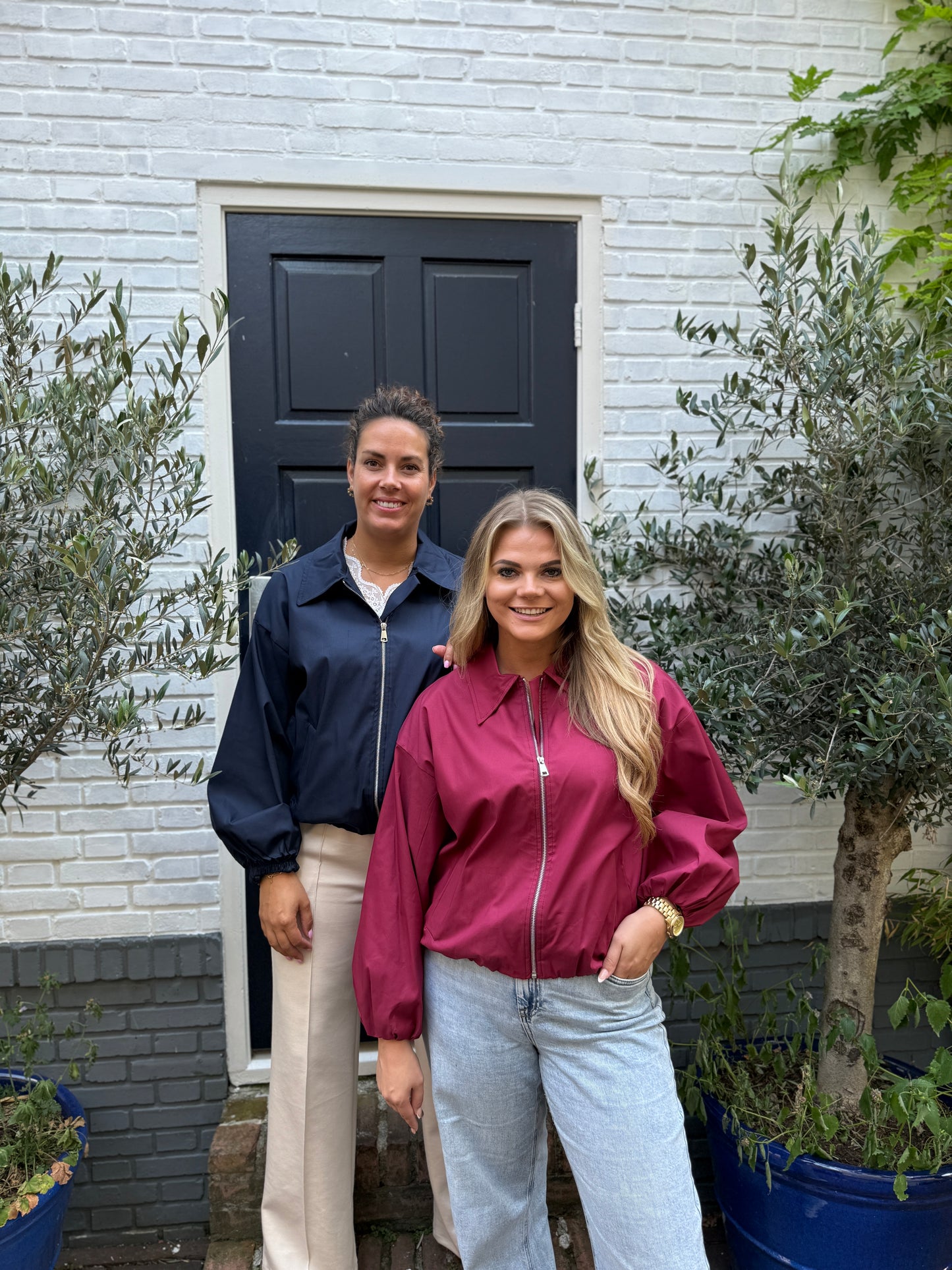 Tess bomber rood