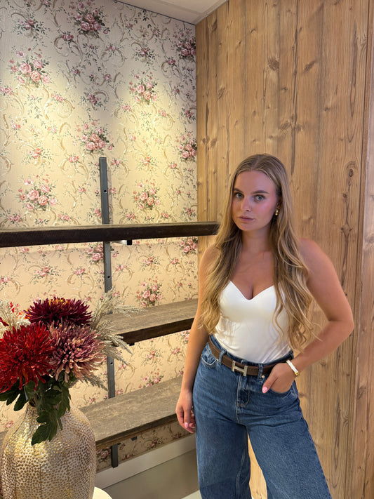 Elin top wit