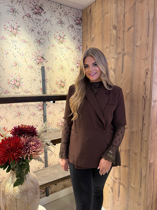 Veerle blazer choco